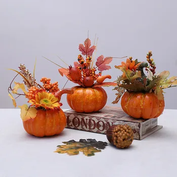 Small pumpkin decoration ornaments lifelike maple leaf artificial pumpkin wreath Halloween Thanksgiving decoration artificial F4
Small pumpkin decoration ornaments lifelike maple leaf artificial pumpkin wreath Halloween Thanksgiving decoration artificial F4
