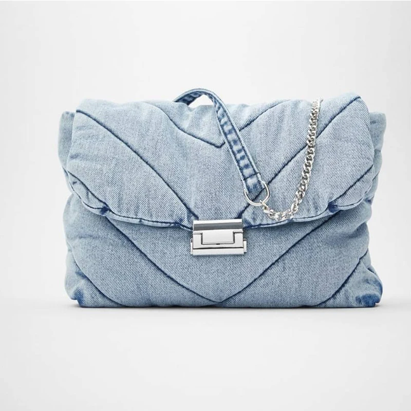 Denim Material Solid Color Shoulder Bag Bags For Women 2020 New In Autumn And Winter Messenger Bag High-Quality Designer Handbag
Denim Material Solid Color Shoulder Bag Bags For Women 2020 New In Autumn And Winter Messenger Bag High-Quality Designer Handbag