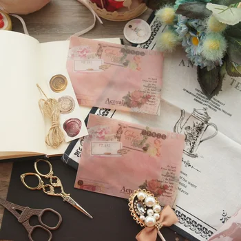 15*11cm 3pcs Peach Color Rose Design Envelop As Postcard Message Card Invitation Envelop Transparent Sticker
15*11cm 3pcs Peach Color Rose Design Envelop As Postcard Message Card Invitation Envelop Transparent Sticker