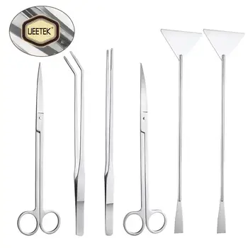UEETEK 6pcs Aquarium Aquatic Plant Tweezers Scissors Tools Kit Anti-Rust Aquarium Fish Tank Clenaing Tools Maintenance Tool
UEETEK 6pcs Aquarium Aquatic Plant Tweezers Scissors Tools Kit Anti-Rust Aquarium Fish Tank Clenaing Tools Maintenance Tool