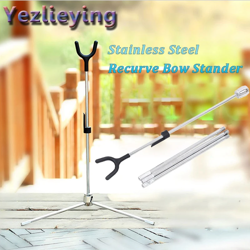 New Recurve Bow Stander Metal Stainless Steel Assemble Recurve Bows Holder Strong and Durable Arrows for Bow Archery Accessories
New Recurve Bow Stander Metal Stainless Steel Assemble Recurve Bows Holder Strong and Durable Arrows for Bow Archery Accessories