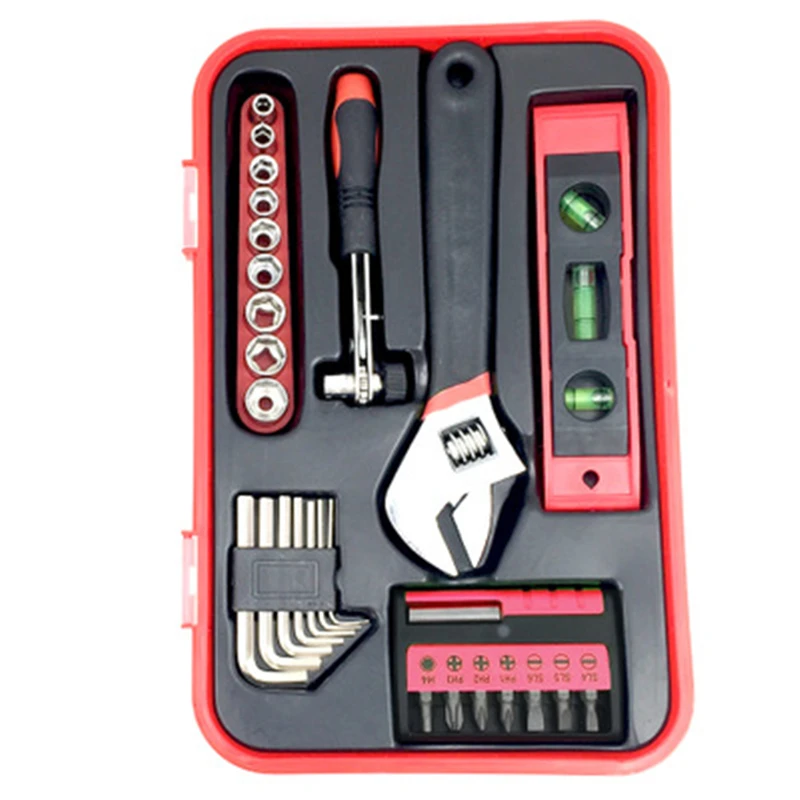 Home Combination Set Adjustable Level Wrench Socket Manual Screwdriver Transparent Boxed Slotted Phillips Screwdriver Tools
Home Combination Set Adjustable Level Wrench Socket Manual Screwdriver Transparent Boxed Slotted Phillips Screwdriver Tools