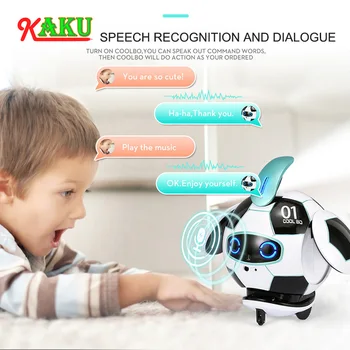 Children Electric Robot Toy Intelligent Speech Recognition Dialogue Robot Deformation Football Infrared Obstacle Avoidance Robot
Children Electric Robot Toy Intelligent Speech Recognition Dialogue Robot Deformation Football Infrared Obstacle Avoidance Robot