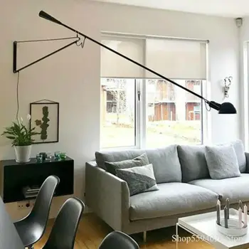 Nordic Industrial Swing Long Arm Wall Lamp Simple Personality Creative Led Study Living Room Dining Room Bedroom Bedside Lamp
Nordic Industrial Swing Long Arm Wall Lamp Simple Personality Creative Led Study Living Room Dining Room Bedroom Bedside Lamp