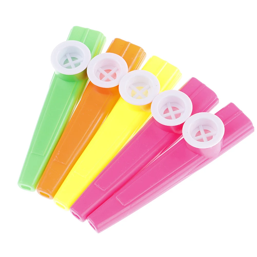 Kazoo рот флейта ветер инструмент музыкальная обучающая игрушка для детей пластик