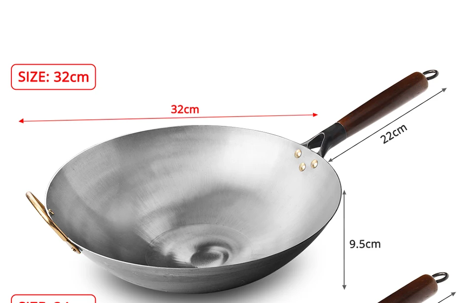 Traditional Iron Wok, Non-coating Woks Hand forged For Kitchen Pan Wooden Handle Wok Kitchen Gas Pot Cookware 3 Mallzona H5cf4988880764385a2b1626242d10bb9w Traditional Iron Wok, Non-coating Woks Hand forged For Kitchen Pan Wooden Handle Wok Kitchen Gas Pot Cookware Mallzona