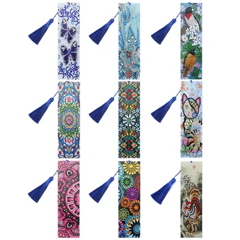 DIY Bookmark Special Shaped Diamond Painting Leather Tassel Animal Flower Crafts Stationery Reader Gift Students Hand Tools
DIY Bookmark Special Shaped Diamond Painting Leather Tassel Animal Flower Crafts Stationery Reader Gift Students Hand Tools