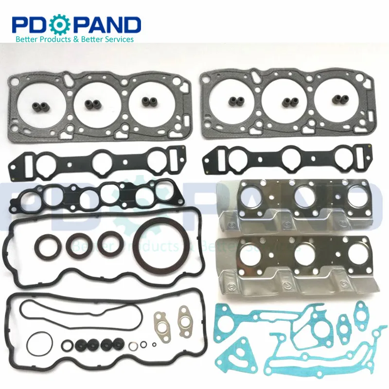 6G72 V33 Engine Complete Gasket Set MD997517 For Mitsubishi Pajero Shogun Montero Sigma/Debonair 3.0 V6 12V 2972cc
6G72 V33 Engine Complete Gasket Set MD997517 For Mitsubishi Pajero Shogun Montero Sigma/Debonair 3.0 V6 12V 2972cc