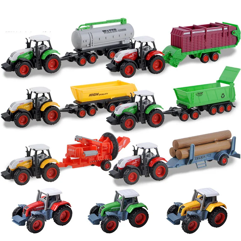 1/64 alloy farm tractor model set children's toy farmer harvester agricultural vehicle simulation model
1/64 alloy farm tractor model set children's toy farmer harvester agricultural vehicle simulation model