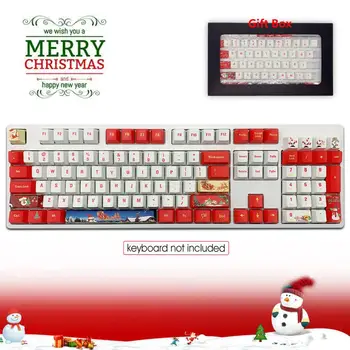 Christmas gift OEM PBT Keycaps Set Dye-Sublimation Keycap For Cherry Gateron Kailh switch Mechanical Keyboard
Christmas gift OEM PBT Keycaps Set Dye-Sublimation Keycap For Cherry Gateron Kailh switch Mechanical Keyboard