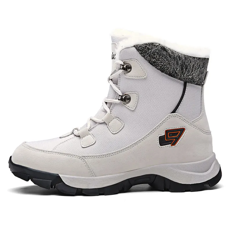 Autumn And Winter Large Size MEN'S SHOES Outdoor Snow Boots Anti-slip Wear-Resistant Couples plus Velvet Warm Cotton-padded Shoe 
Autumn And Winter Large Size MEN'S SHOES Outdoor Snow Boots Anti-slip Wear-Resistant Couples plus Velvet Warm Cotton-padded Shoe