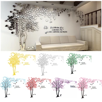 Tree and Bird Sticker 3D Acrylic Wall Sticker DIY Art Wallpaper Adhesive Wall Decals TV Background Bedroom Decors
Tree and Bird Sticker 3D Acrylic Wall Sticker DIY Art Wallpaper Adhesive Wall Decals TV Background Bedroom Decors