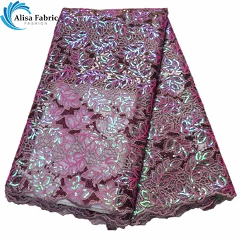 Alisa Latest Sequins Lace Fabrics 2020 High Quality Nigerian Net Lace Fabrics With Embroidery 5 Yards/pcs For Sewing party dress
Alisa Latest Sequins Lace Fabrics 2020 High Quality Nigerian Net Lace Fabrics With Embroidery 5 Yards/pcs For Sewing party dress