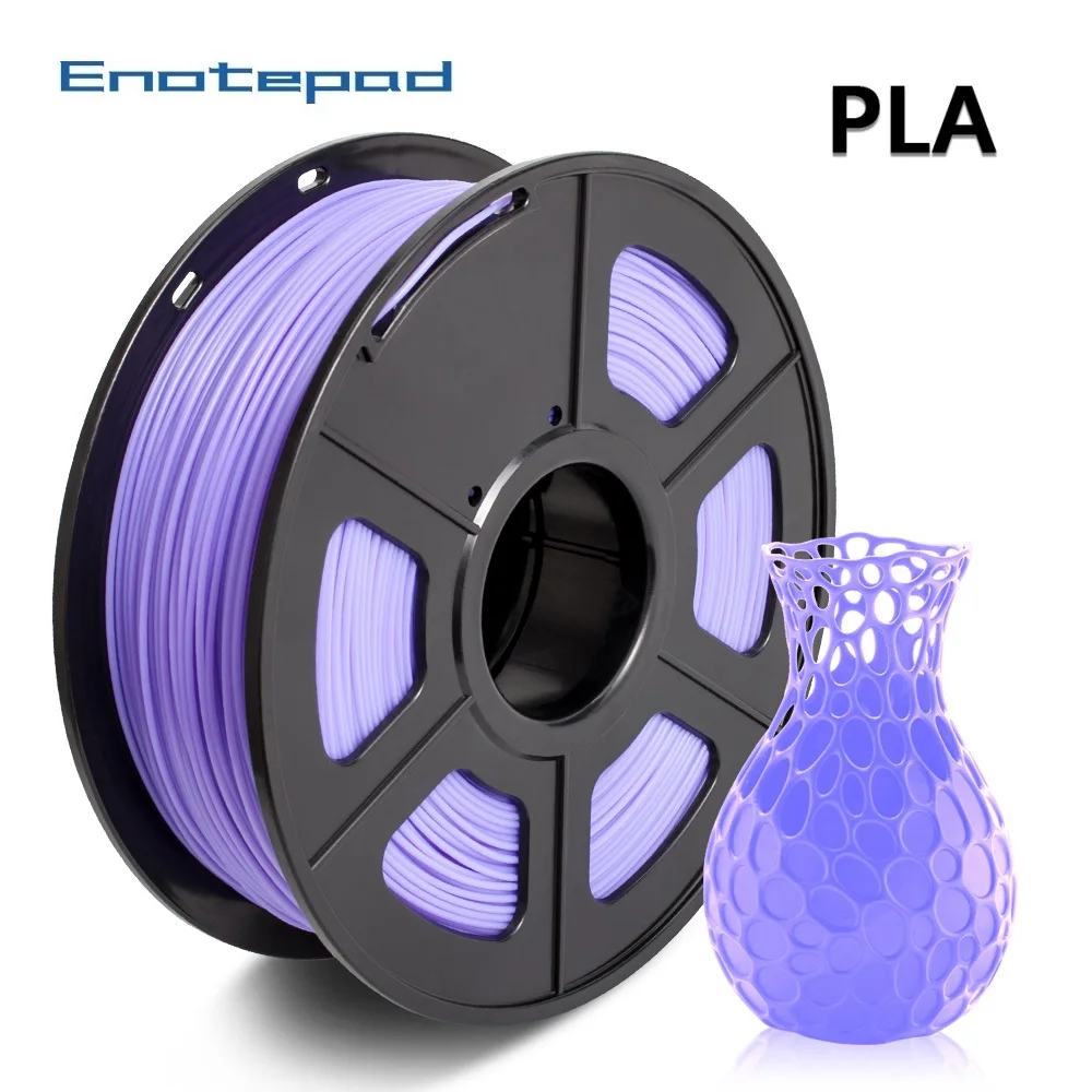 Enotepad PLA 3D Printer Extruder PLA Filament 1.75mm 1KG 2.2lbs with Spool No Bubble Eco-friendly Polycarbonate Plastic
Enotepad PLA 3D Printer Extruder PLA Filament 1.75mm 1KG 2.2lbs with Spool No Bubble Eco-friendly Polycarbonate Plastic