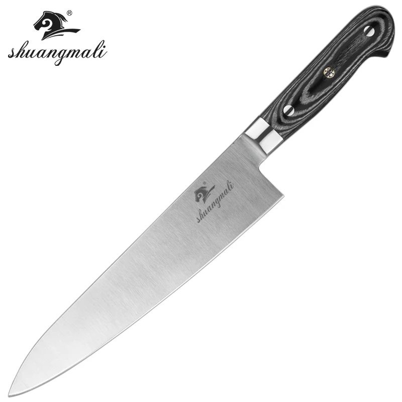 9 Inch Kitchen Gyuto Knive German 1.4116 Stainless Steel Cleaver Chef Knife Utility Slicing Cook Knifes With Ebony Wood Handle
9 Inch Kitchen Gyuto Knive German 1.4116 Stainless Steel Cleaver Chef Knife Utility Slicing Cook Knifes With Ebony Wood Handle