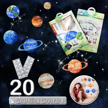 Creative Cartoon Planets Wall Stickers Sparkling Crystals Decorative Decal for Kids Rooms Bedroom Living Room Home Decor BDWS007
Creative Cartoon Planets Wall Stickers Sparkling Crystals Decorative Decal for Kids Rooms Bedroom Living Room Home Decor BDWS007