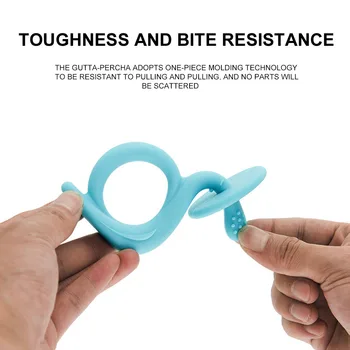 5pcs Soft Silicone Food Grade Bite Resistant Safety Cute Snail Baby Teether Chew Toy Pain Relief Training Shower Gift Nursing
5pcs Soft Silicone Food Grade Bite Resistant Safety Cute Snail Baby Teether Chew Toy Pain Relief Training Shower Gift Nursing