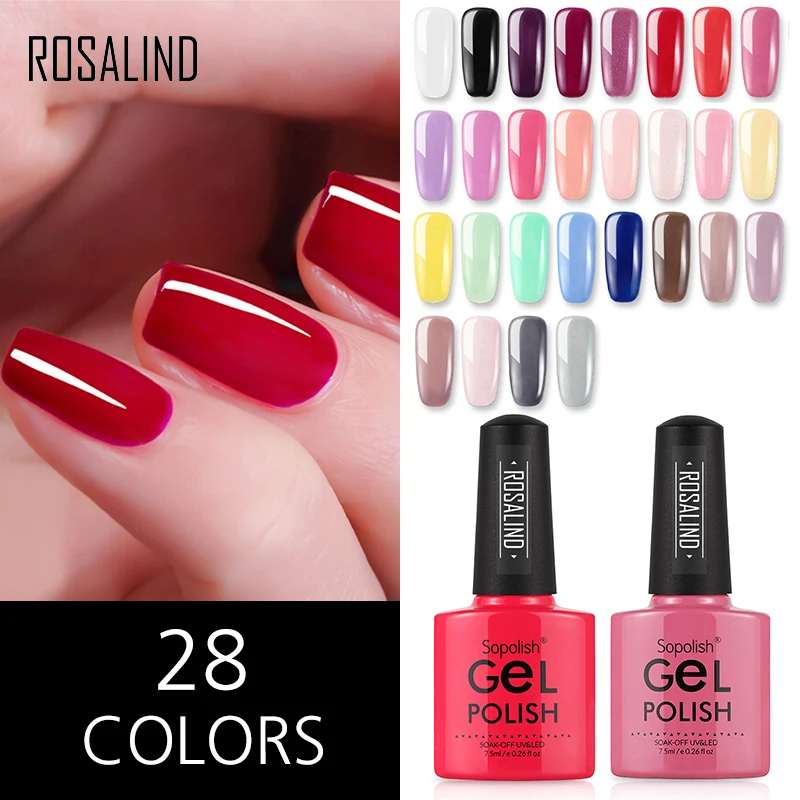 ROSALIND UV Nail Gel Polish Base Top Coat Hybrid Varnish 7.5ML Color Nail Polish Manicure Soak Off Gel Lacquer Semi Permanent
ROSALIND UV Nail Gel Polish Base Top Coat Hybrid Varnish 7.5ML Color Nail Polish Manicure Soak Off Gel Lacquer Semi Permanent