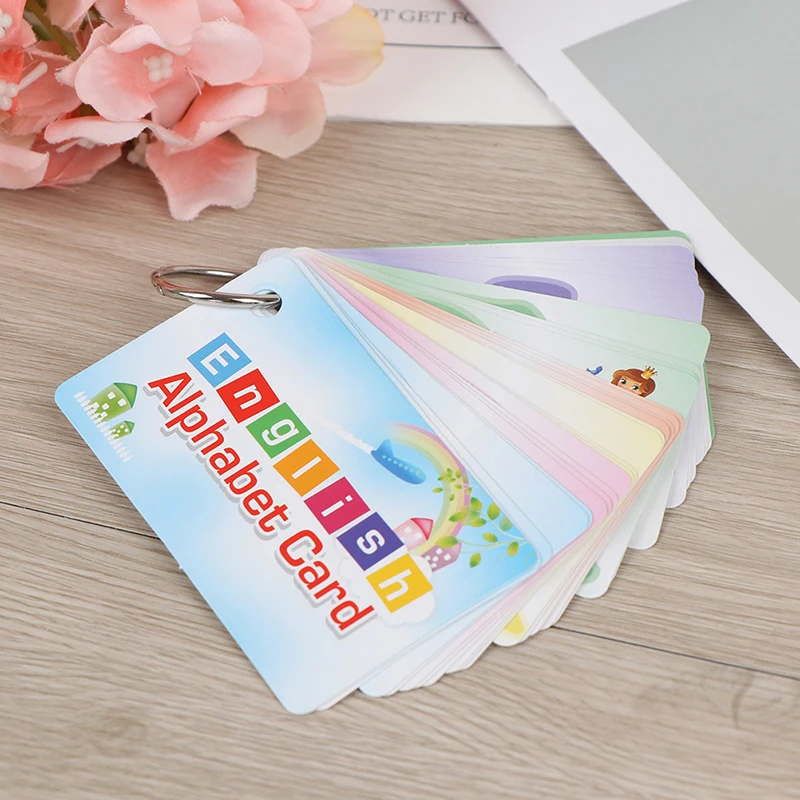 26 Letter English Flash Card Handwritten Montessori Early Development Learning Educational Toy For Children Kid Gift With Buckle
26 Letter English Flash Card Handwritten Montessori Early Development Learning Educational Toy For Children Kid Gift With Buckle