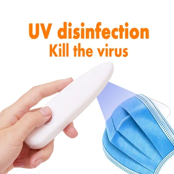 Portable LED UV Sterilizer Tube UVC Germicidal Light Sterilizing Lights Press Switch USB Rechargeable Ultraviolet Disinfector
Portable LED UV Sterilizer Tube UVC Germicidal Light Sterilizing Lights Press Switch USB Rechargeable Ultraviolet Disinfector