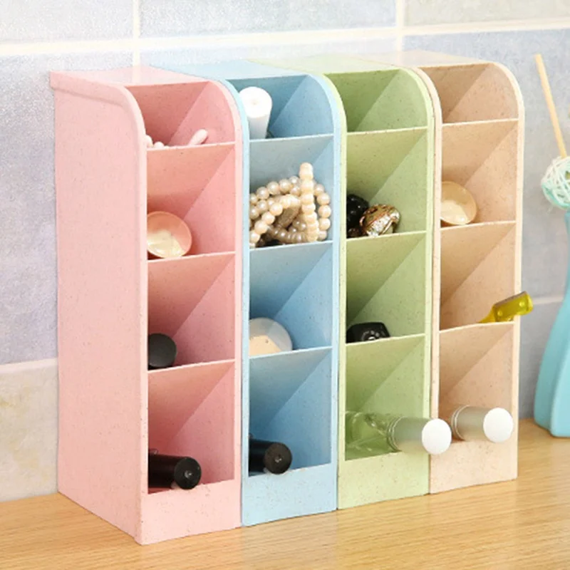 4 Grids Sub-grid Make Up Cosmetic Holder Desk Pens Pencils Organizer Creative Multi-function 4 Grids Desktop Storage Boxes Cases
4 Grids Sub-grid Make Up Cosmetic Holder Desk Pens Pencils Organizer Creative Multi-function 4 Grids Desktop Storage Boxes Cases