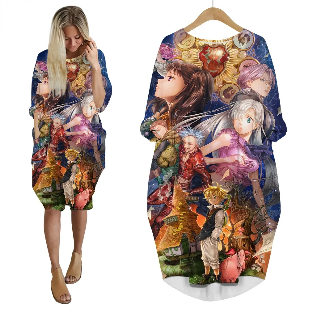 CLOOCL Anime The Seven Deadly Sins Dress Women 3D Printed Long Sleeve Hip Hop Streetwear Harajuku Female Casual Pocket Dresses
CLOOCL Anime The Seven Deadly Sins Dress Women 3D Printed Long Sleeve Hip Hop Streetwear Harajuku Female Casual Pocket Dresses