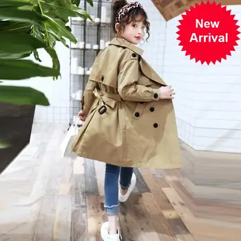 Windbreaker jackets Autumn Girls New Children cotton Trench Coat Double-breasted Casual Outerwear Modis Kids Trench Y1650
Windbreaker jackets Autumn Girls New Children cotton Trench Coat Double-breasted Casual Outerwear Modis Kids Trench Y1650