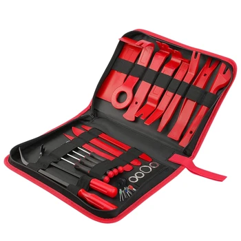 33PCS Trim Removal Tool Kit Upholstery Removal and Install Kit Car Panel Removal Set with Storage Bag
33PCS Trim Removal Tool Kit Upholstery Removal and Install Kit Car Panel Removal Set with Storage Bag