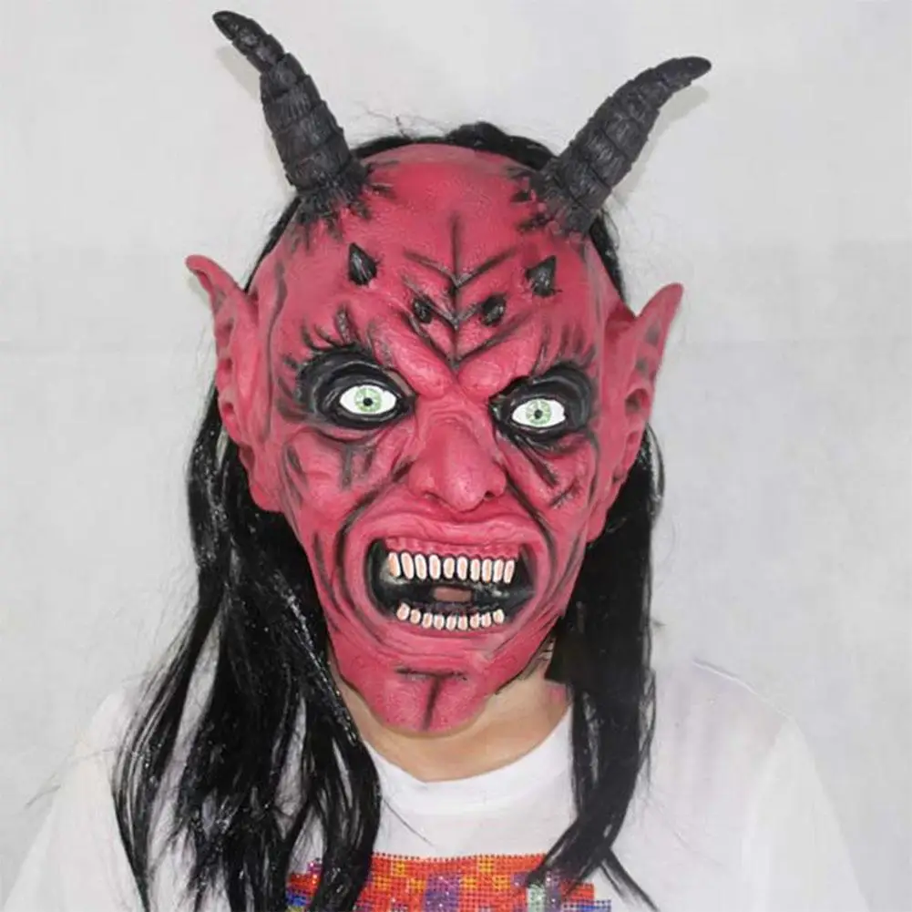 GloryStar Mask Satan Devil April Fool's Day Halloween Dance Performance Red Devil Mask Ghost Mask of Terror
GloryStar Mask Satan Devil April Fool's Day Halloween Dance Performance Red Devil Mask Ghost Mask of Terror