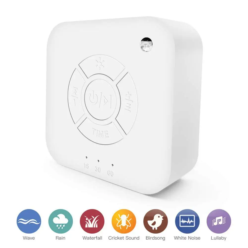 USB Rechargeable Timed White Noise Machine Shutdown Sleep Sound Machine For Sleeping Relaxation For Baby Adult Office Travel
USB Rechargeable Timed White Noise Machine Shutdown Sleep Sound Machine For Sleeping Relaxation For Baby Adult Office Travel