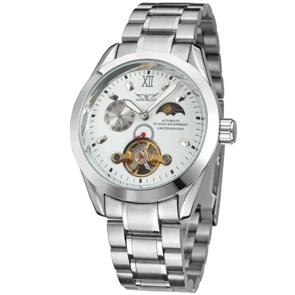 Jargar Switzerland Design Clean Steel Fashion Casual Tourbillon Fully Automatic Analog Watch
Jargar Switzerland Design Clean Steel Fashion Casual Tourbillon Fully Automatic Analog Watch