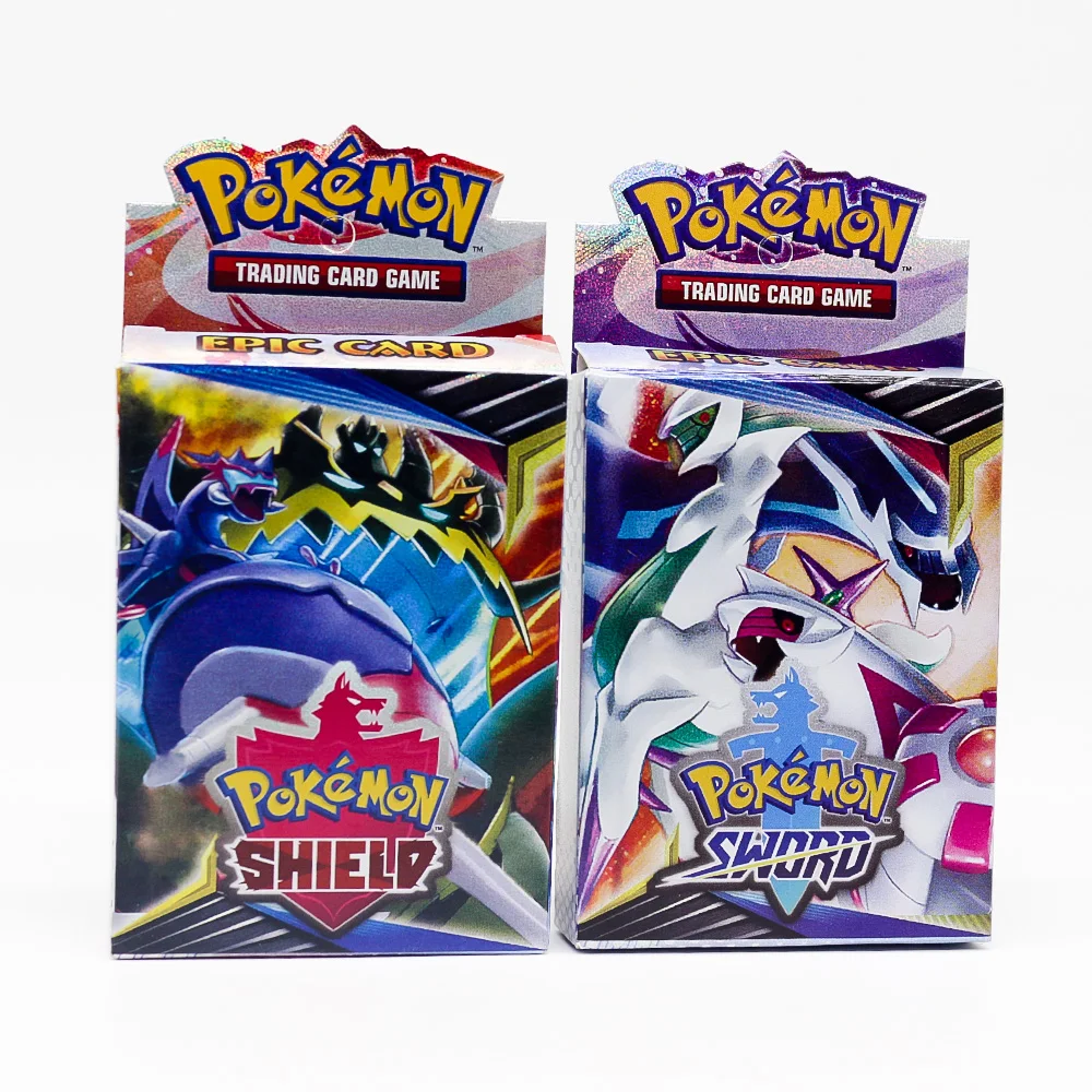 New Pokemon Trading Card Game Sword Shield Collection Shining Box GX Flash Cards Energy Trainer Tag Team 25pcs Toys for Children
New Pokemon Trading Card Game Sword Shield Collection Shining Box GX Flash Cards Energy Trainer Tag Team 25pcs Toys for Children