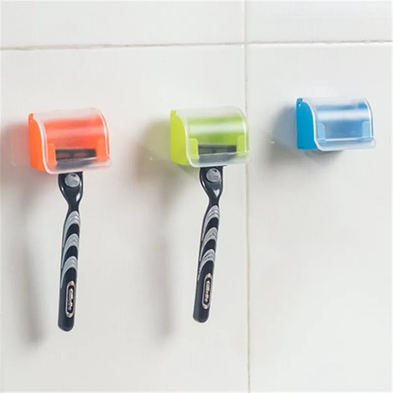 Plastic Razor Holder Box Suction Cup Men Shaver Storage Shelf Dustproof Shaving Wall Mounted Bathroom Set Razor Cap Shaver Rack
Plastic Razor Holder Box Suction Cup Men Shaver Storage Shelf Dustproof Shaving Wall Mounted Bathroom Set Razor Cap Shaver Rack