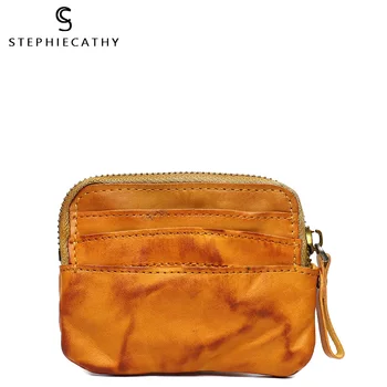 SC 2020 Brand Design Vintage Leather Wallet For Women Mini Zipper Coin Purse Functional Card Holders Genuine Leather Cash Bag
SC 2020 Brand Design Vintage Leather Wallet For Women Mini Zipper Coin Purse Functional Card Holders Genuine Leather Cash Bag