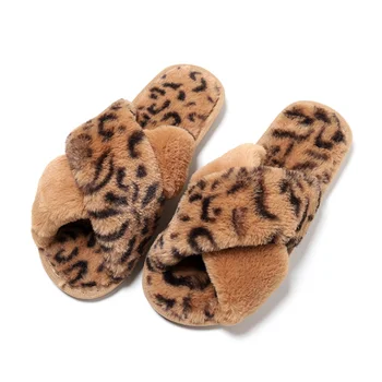 Women Slippers Leopard Fur Slides Winter House Slippers Warm Indoor Shoes Ladies Soft Flip Flop Chaussures
Women Slippers Leopard Fur Slides Winter House Slippers Warm Indoor Shoes Ladies Soft Flip Flop Chaussures