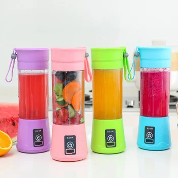 Portable Electric Juicer Machine 380ml Multifunction USB Fruit Juice Mixer Blender, Pink
Portable Electric Juicer Machine 380ml Multifunction USB Fruit Juice Mixer Blender, Pink