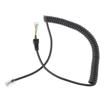 Black Spring Mic Line Microphone Cable for FT-7800 FT-8800 FT-8900 Walkie Talkie
Black Spring Mic Line Microphone Cable for FT-7800 FT-8800 FT-8900 Walkie Talkie
