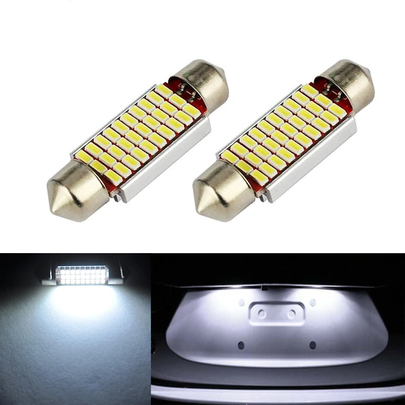 2x Car Festoon C5W 3014 SMD 27 Led Chip Bulb 12V Canbus Error Free Map Lamp Interior Dome Reading Lights Super White 36mm
2x Car Festoon C5W 3014 SMD 27 Led Chip Bulb 12V Canbus Error Free Map Lamp Interior Dome Reading Lights Super White 36mm