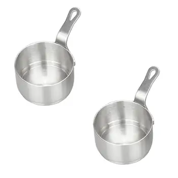 2 Pcs/Lot 50ml Stainless Steel Saucepan Small Cooking Pot Pan Milk Pan Coffee Warmer Chocolate Butter Melting Pots
2 Pcs/Lot 50ml Stainless Steel Saucepan Small Cooking Pot Pan Milk Pan Coffee Warmer Chocolate Butter Melting Pots