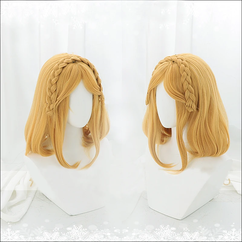 Breath of the Wild Princess Zelda Cosplay Wig Braid The Legend of Zelda Short Straight Synthetic Hair Halloween Role Play
Breath of the Wild Princess Zelda Cosplay Wig Braid The Legend of Zelda Short Straight Synthetic Hair Halloween Role Play