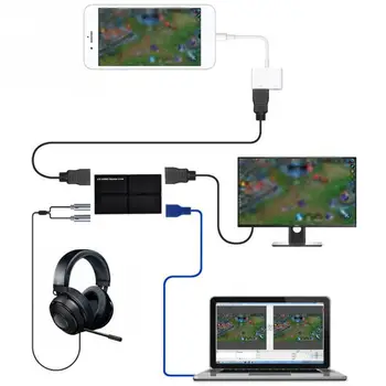 Ezcap263 Video Capture Card Plug And Play Full HD Computer Accessory Audio HDMI Loop Output USB 3.0 Drive Free High Speed
Ezcap263 Video Capture Card Plug And Play Full HD Computer Accessory Audio HDMI Loop Output USB 3.0 Drive Free High Speed