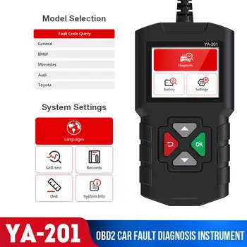 Vehemo OBD2 Car Diagnostic Tool Car Code Reader Creader Engine for Scanner OBD2 Scanner Multi Fuction Eraser Scan
Vehemo OBD2 Car Diagnostic Tool Car Code Reader Creader Engine for Scanner OBD2 Scanner Multi Fuction Eraser Scan