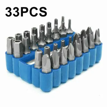 33pcs Screwdriver Security Bits Set Electric Drill Attachment Tamper Torx Star Hex Spanner Holder Screw Head Accessories
33pcs Screwdriver Security Bits Set Electric Drill Attachment Tamper Torx Star Hex Spanner Holder Screw Head Accessories