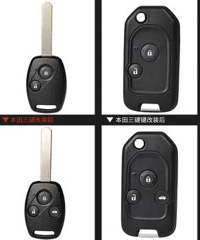 Car Modified Remote Key Shell FOB Car Folding Key Case for Honda Accord Civic CRV Pilot Insight Jazz HRV Vezel XRV Odyssey Jade
Car Modified Remote Key Shell FOB Car Folding Key Case for Honda Accord Civic CRV Pilot Insight Jazz HRV Vezel XRV Odyssey Jade