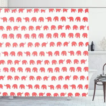 Shower Curtain Set with Hooks 60x72 Inches Color Abstract Pretty Red Elephants Frame Baby Kids Tree Smile Love Heart Pattern
Shower Curtain Set with Hooks 60x72 Inches Color Abstract Pretty Red Elephants Frame Baby Kids Tree Smile Love Heart Pattern