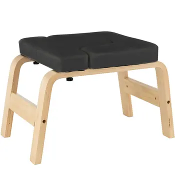 Yoga Headstand Inversion Bench Chair Fitness Training Equipment Home Gym Black Wooden Yoga Inverted Stool Chair Body Building 
Yoga Headstand Inversion Bench Chair Fitness Training Equipment Home Gym Black Wooden Yoga Inverted Stool Chair Body Building