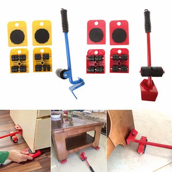 5 PCS Furniture Mover Tool Set Furniture Transport Lifter Heavy Stuffs Moving Tool Wheeled Mover Roller Wheel Bar Hand Tools Set
5 PCS Furniture Mover Tool Set Furniture Transport Lifter Heavy Stuffs Moving Tool Wheeled Mover Roller Wheel Bar Hand Tools Set