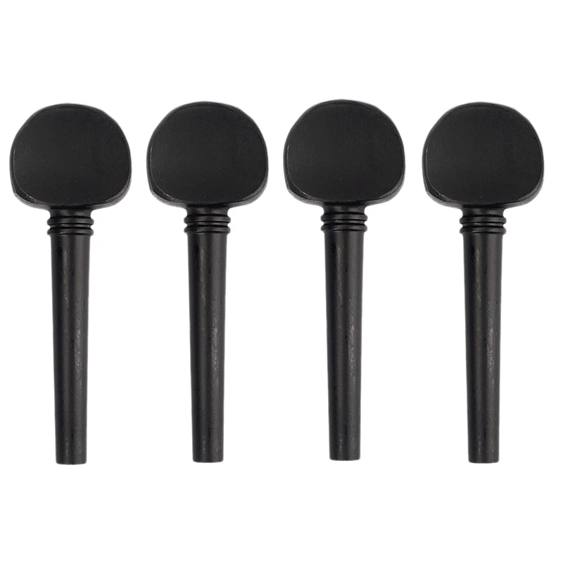 4Pcs 4/4 Ebony Cello Pegs Black Shaft Handle Musical Instruments Solid Cello Accessories Tool
4Pcs 4/4 Ebony Cello Pegs Black Shaft Handle Musical Instruments Solid Cello Accessories Tool