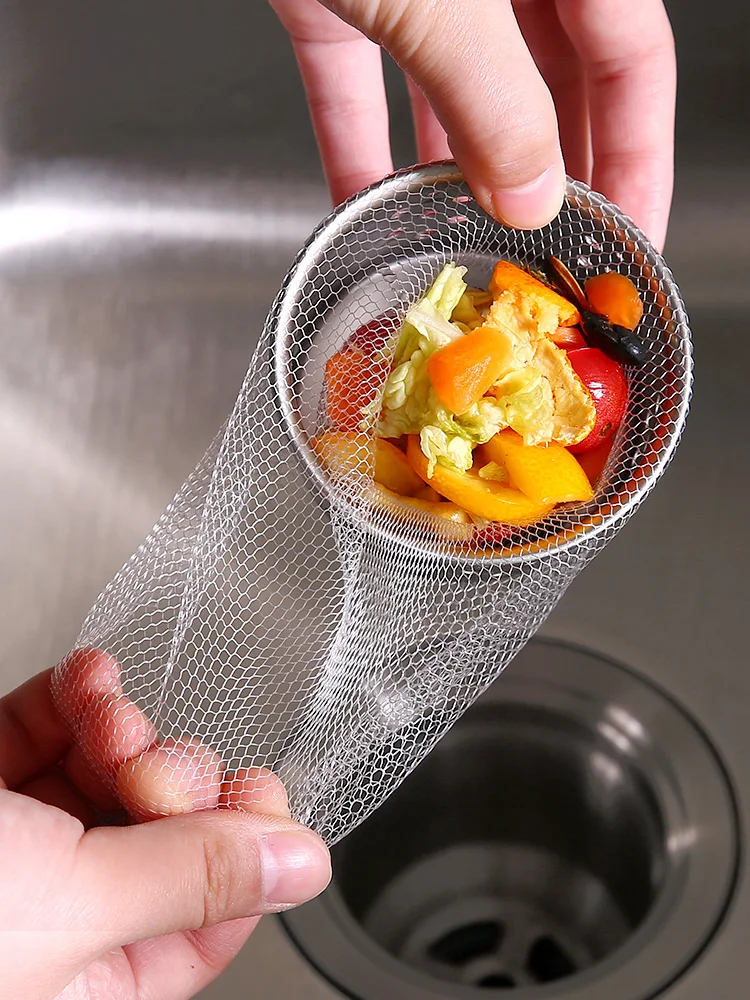 Kitchen drain residue filter garbage bag anti-clogging vegetable basin water isolation bag sink filter mesh water cutting bag
Kitchen drain residue filter garbage bag anti-clogging vegetable basin water isolation bag sink filter mesh water cutting bag