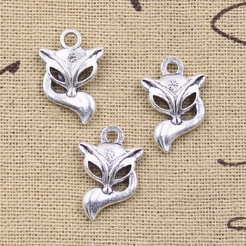 15pcs Charms Lovely Fox 20x14mm Antique Silver Color Pendants DIY Crafts Making Findings Handmade Tibetan Jewelry
15pcs Charms Lovely Fox 20x14mm Antique Silver Color Pendants DIY Crafts Making Findings Handmade Tibetan Jewelry